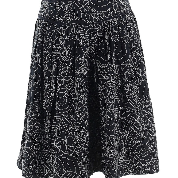 Anthropologie Silver Pleated A-Line Skirt Cocktail - Picture 1 of 4